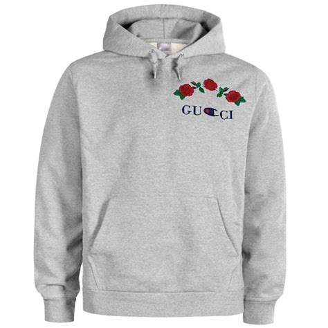 fake gucci hoodie mens|Gucci x champion hoodie real.